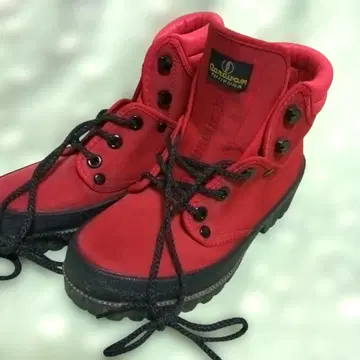등산화 Conasram 빨간색 하이컷