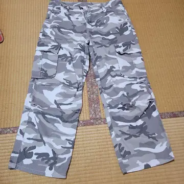 카모플라쥬 카고 팬츠 허리 약 86cm