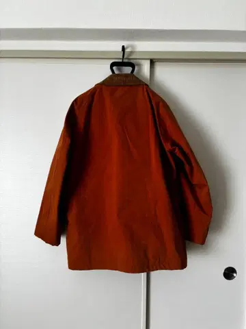 오렌지 퀼팅 자켓