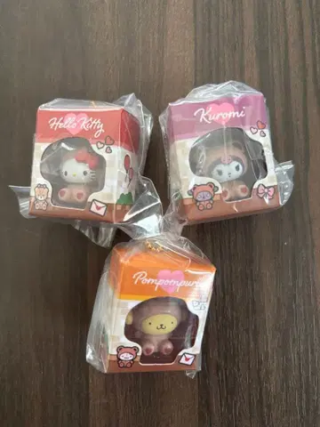 산리오 미니어처 패키지 컬렉션 3종 세트