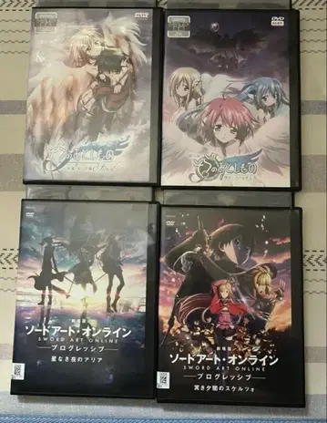 애니메이션 영화 4개 세트 렌탈용 DVD