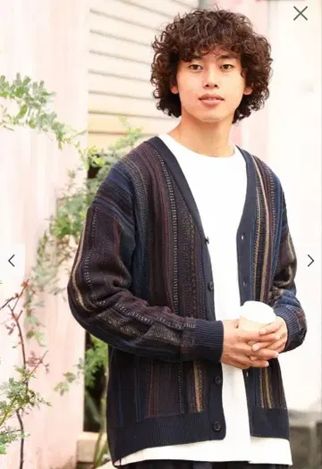 [택 포함 새상품] BEAMS HEART 빔즈 남성용 니트 가디건 M