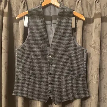 EDIFICE 체크 무늬 베스트 사이즈 46 일본제