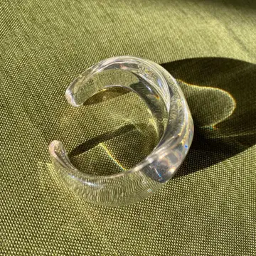 클리어 아크릴 오픈 뱅글