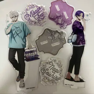 블루 록 나기 레이오 아크릴 스탠드 세트 55