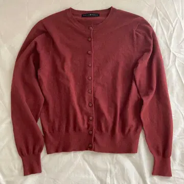 CHIlD WOMAN 가디건 빨간색 크림슨