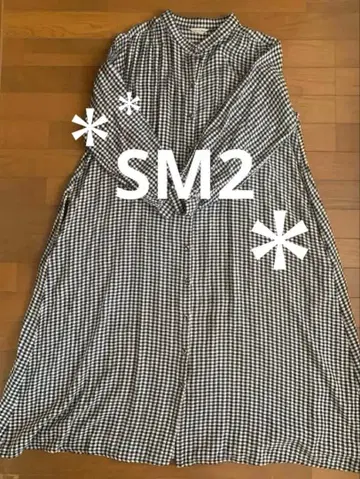 사만사 모스모스 기모 깅엄 체크 원피스