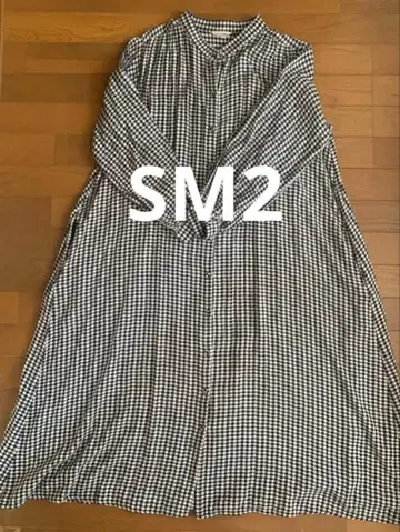 사만사 모스모스 기모 깅엄 체크 원피스