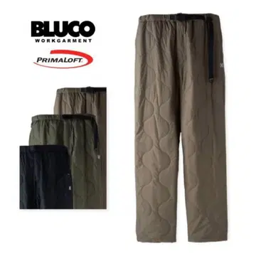 BLUCO PRIMALOFT 퀼팅 팬츠