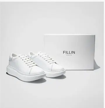 FILLIN 화이트 스니커즈 통굽