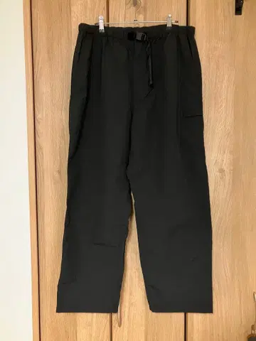 무인양품 발수 나일론 포켓터블 윈드 팬츠 블랙 XL
