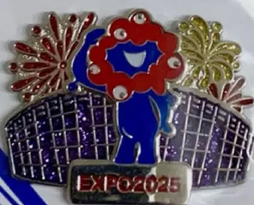 대지붕 반지 미야쿠미야쿠 핀 배지 불꽃놀이 핀즈 만박 EXPO2025