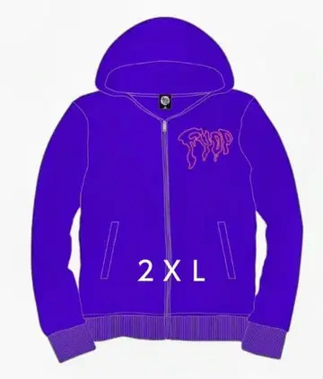 B'z LIVE-GYM fyop 후드티 2XL 미개봉 새상품