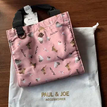 폴앤조 고양이 고양이 무늬 미니 토트백 런치백