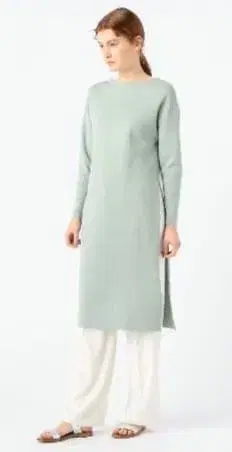 tomorrowland 큐프라 스무사이드 슬릿 롱 풀오버