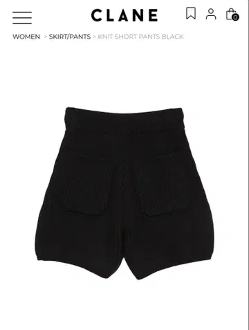 CLANE KNIT SHORT PANTS