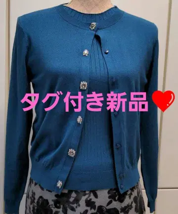 [택 포함 새상품] 아푸와이저 리셰 비쥬 버튼 앙상블 니트