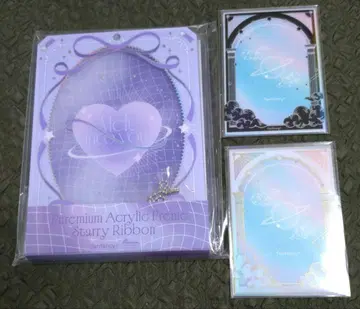 fanfancy+ 후쿠야 아크릴 프레임 스타리 리본 보라색 퍼플