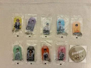 SnowMan 부적 키링 거울