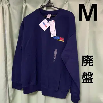 드래곤볼 맨투맨 미사용 새상품 M 네이비