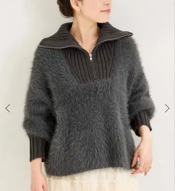 B.C STOCK 페더 하프 지퍼 풀오버