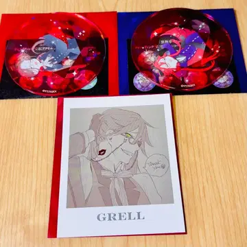 흑집사 Black Label 아크릴 코스터 & 사진풍 카드 그렐