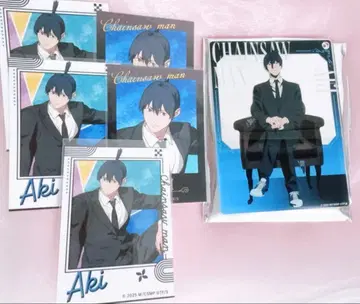 하야카와 아키 스퀘어 아크릴 스탠드 미니 브로마이드 컬렉션 체인소 맨