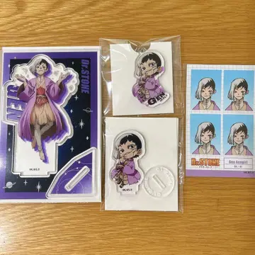 Dr.STONE 닥스토 아사기리 겐 아크릴 스탠드 100엔샵 다이소