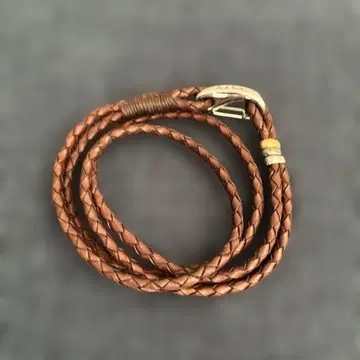 Paul Smith 브라운 가죽 팔찌