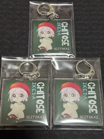 유루유리 이케다 치토세 나모리 화업 15th 작품전 아크릴 키링