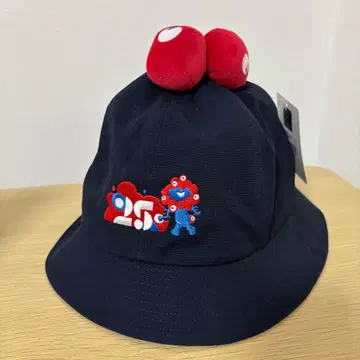 미야쿠미야쿠 자수 버킷햇 네이비 메트로햇 미사용 새상품