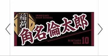 하이큐 스나 린타로 타월