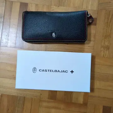 CASTELBAJAC 장지갑 블랙 가죽