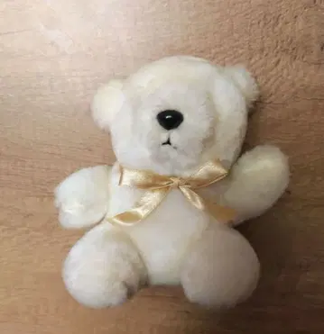 화이트 곰 봉제 인형 경품 파나소닉 쇼와 레트로