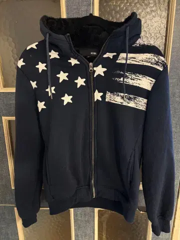 RUBIK 성조기 디자인 남성용 후드티 M 속기모 셋업