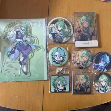 원신 백출 아크릴 스탠드 캔뱃지 아크릴 키링