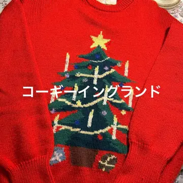 메리 크리스마스! 코기 잉글랜드 스웨터 80년대