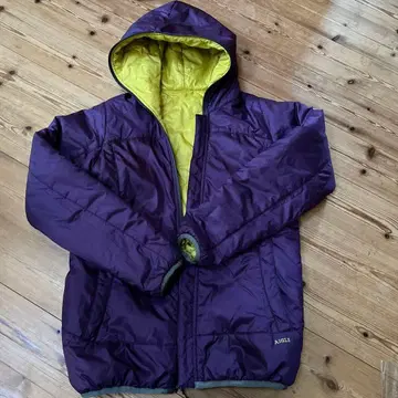 AIGLE 리버서블 자켓 보라색/노랑