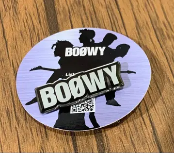 BOOWY 핀즈 BOOWY 로고 가챠