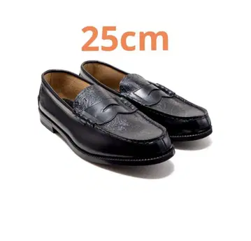 EMBOSSED LOAFERS / BLACK BLACK PAISLEY