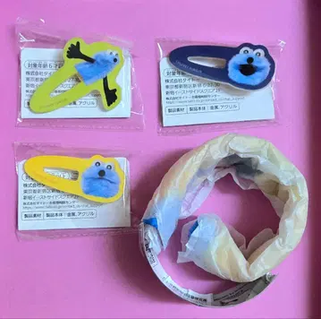 퍼펫 스 에코백 아크릴 헤어 클립 묶음 판매