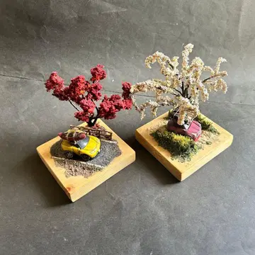 디오라마 완성품 콜벳 & 캐딜락