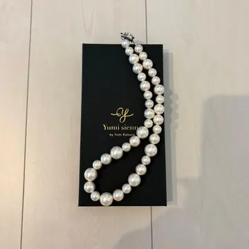 [ 새상품 ] Yumi Sierra / 화이트 펄 목걸이