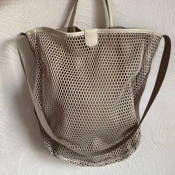 ear 여성용 숄더백 메쉬 오샤레