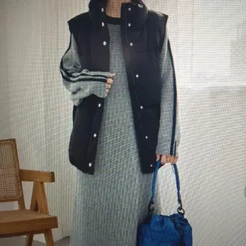 LEPSIM 9게이지 라인 니트 원피스