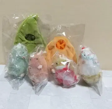 쥐 코스튬 가챠 삼각형 유우리 봉제 인형