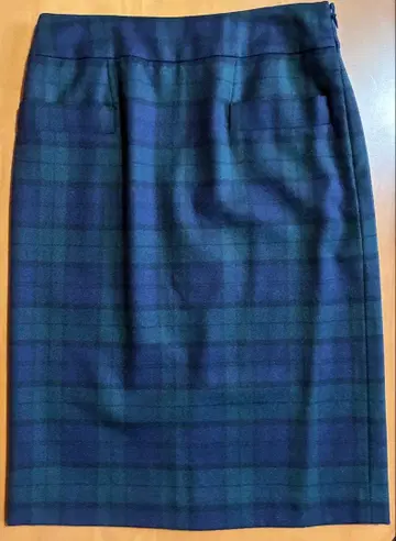 IENA 블랙워치 울 스커트 일본제