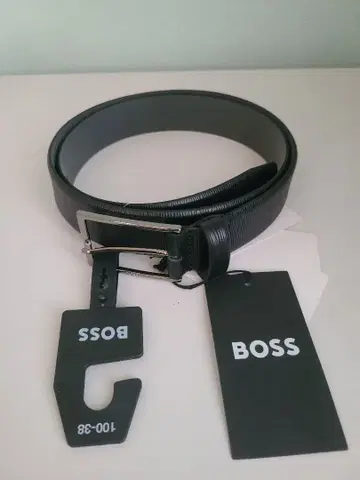[ 새상품 미사용 ] HUGO BOSS 블랙 벨트