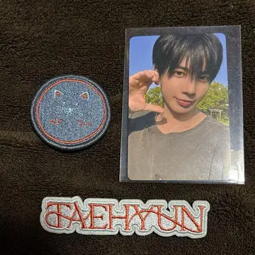 TXT 와펜 배지 팬클럽 트레이딩 카드 태현