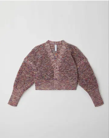 CFCL LATTICE KNIKAT CROPPED CARDIGAN